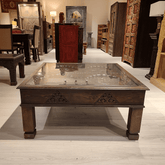 Indian Hand Carved Solid Wood Coffee Table C10